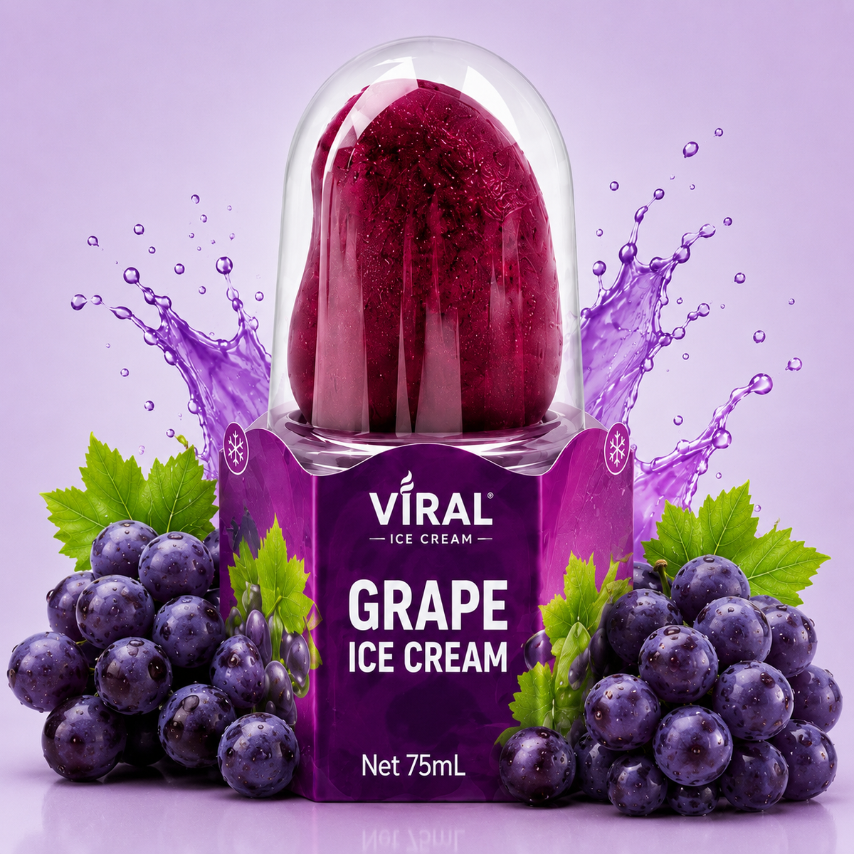 Grape Viral Ice cream